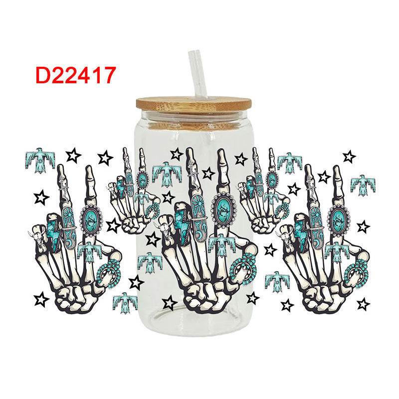 Wholesale Cartoon Cute  Theme 16oz Cup UV DTF Wraps