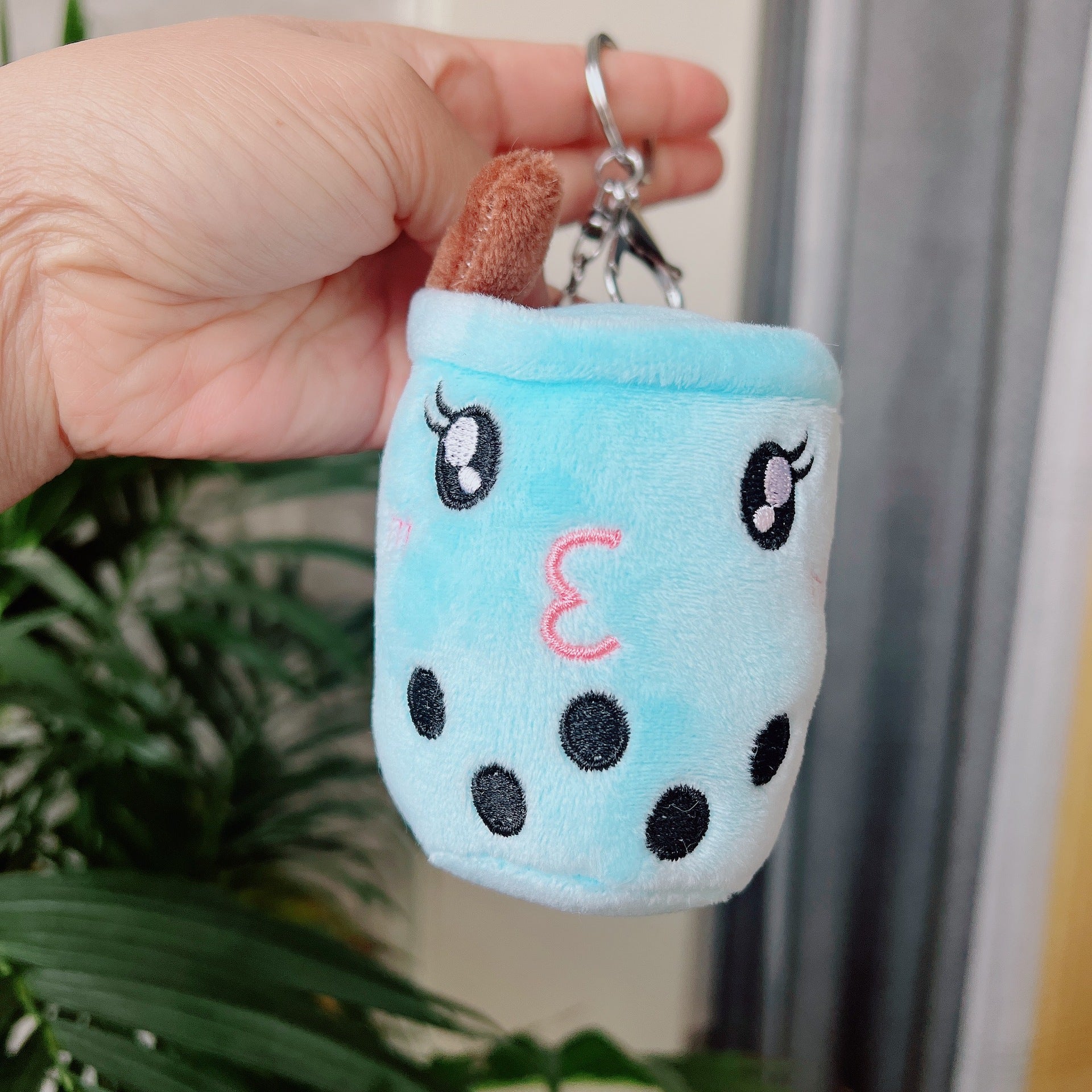 Wholesale  Plush Milk Tea Keychain Doll Doll Bag Pendant Milk Tea Plush Keychain Doll Doll