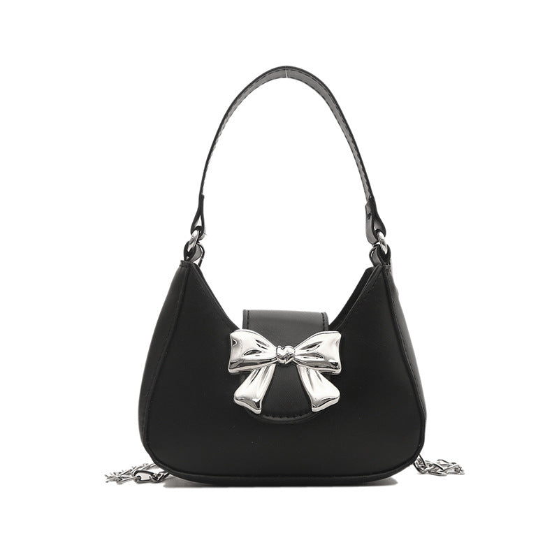 Wholesale Fashion Bow Decoration Popular Chain Crossbody Shoulder Bag