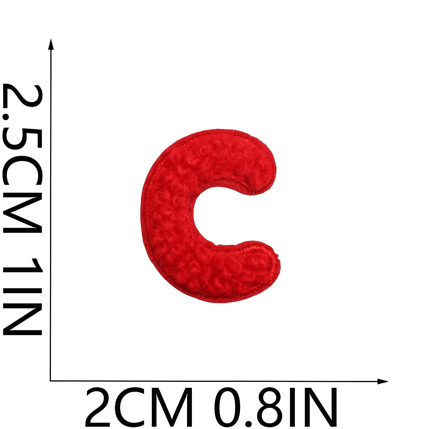 Wholesale Trendy Chenille Embroidered Alphabet Number Patches Iron On DIY Decorative Accessory For Clothing Bags Boutique Resale