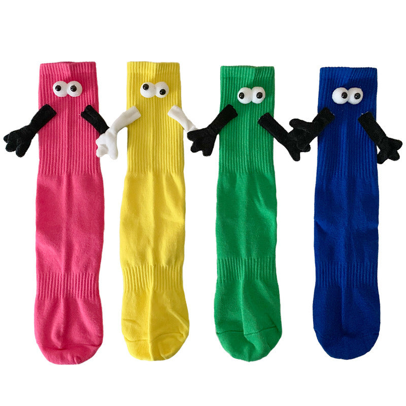 Wholesale Cotton Holding Socks, Couple Magnetic Suction