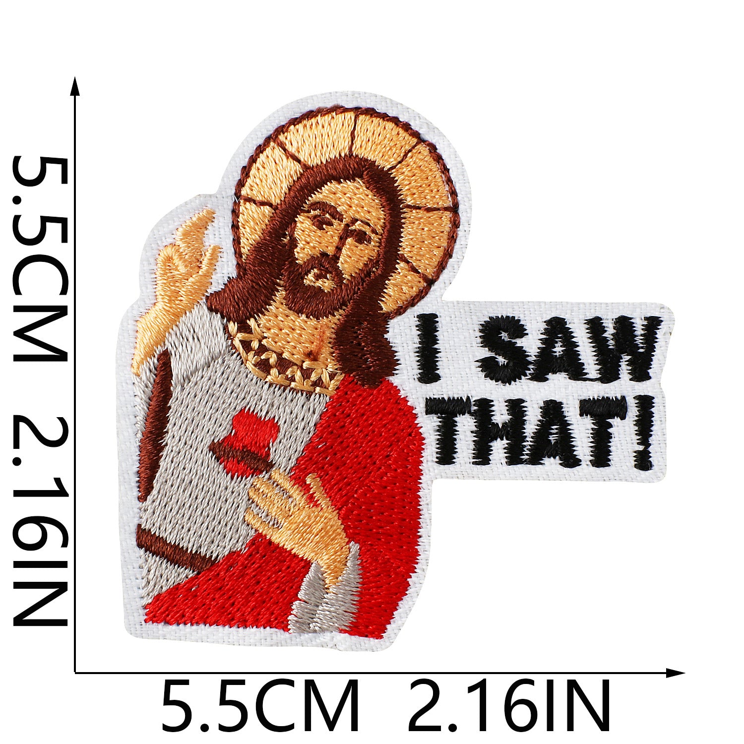 Wholesale Funny Blessing Motif Embroidery Patch European Figure Clothing Decorative Accent Resale