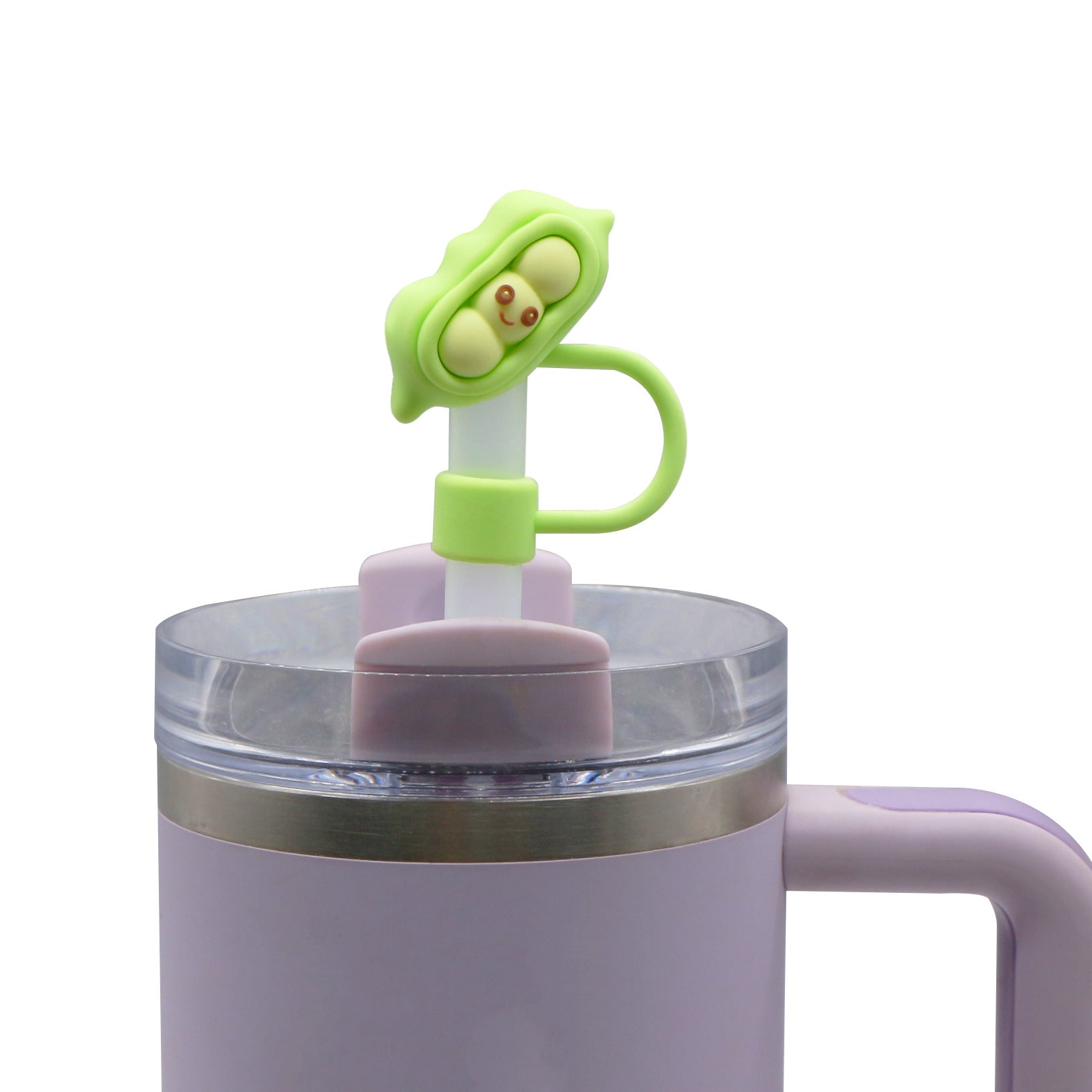 Wholesale 3pcs PVC 3D cartoon 8-10mm environmentally friendly straw cap