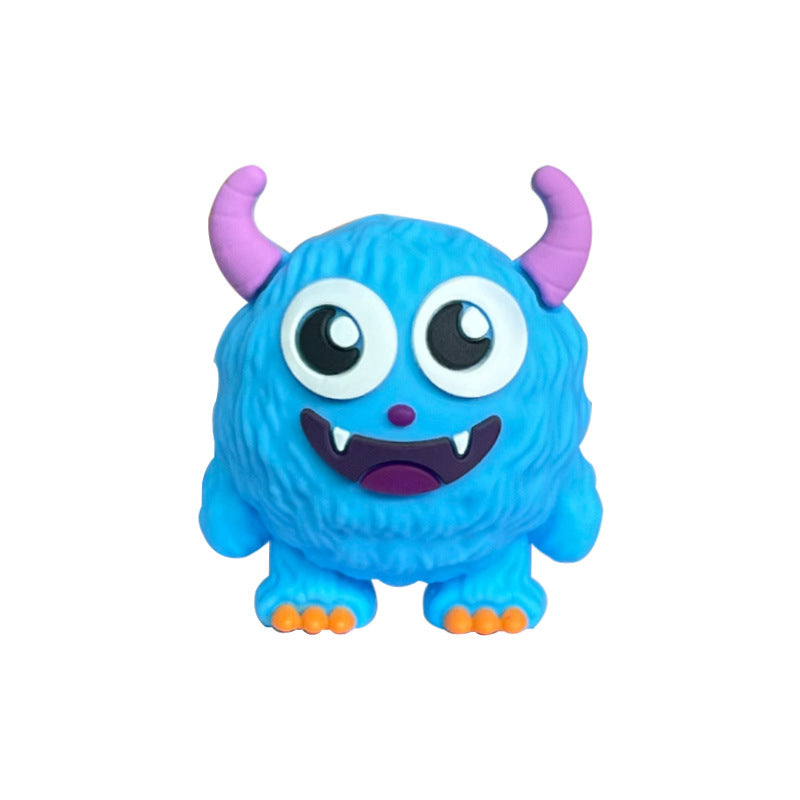 Wholesale 20pcs/pack Food grade 3D silicone monster teether beads