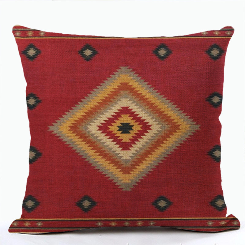Wholesale Aztec Bohemian Style Short Plush Pillowcases