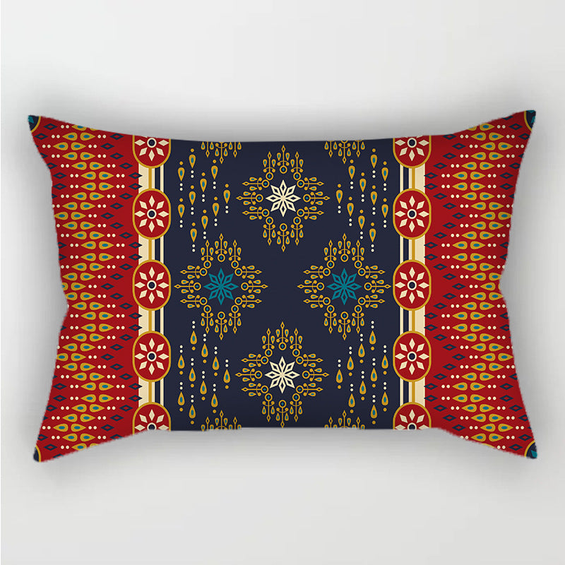 Wholesale Bohemian Ethnic Style Short Plush Pillowcases