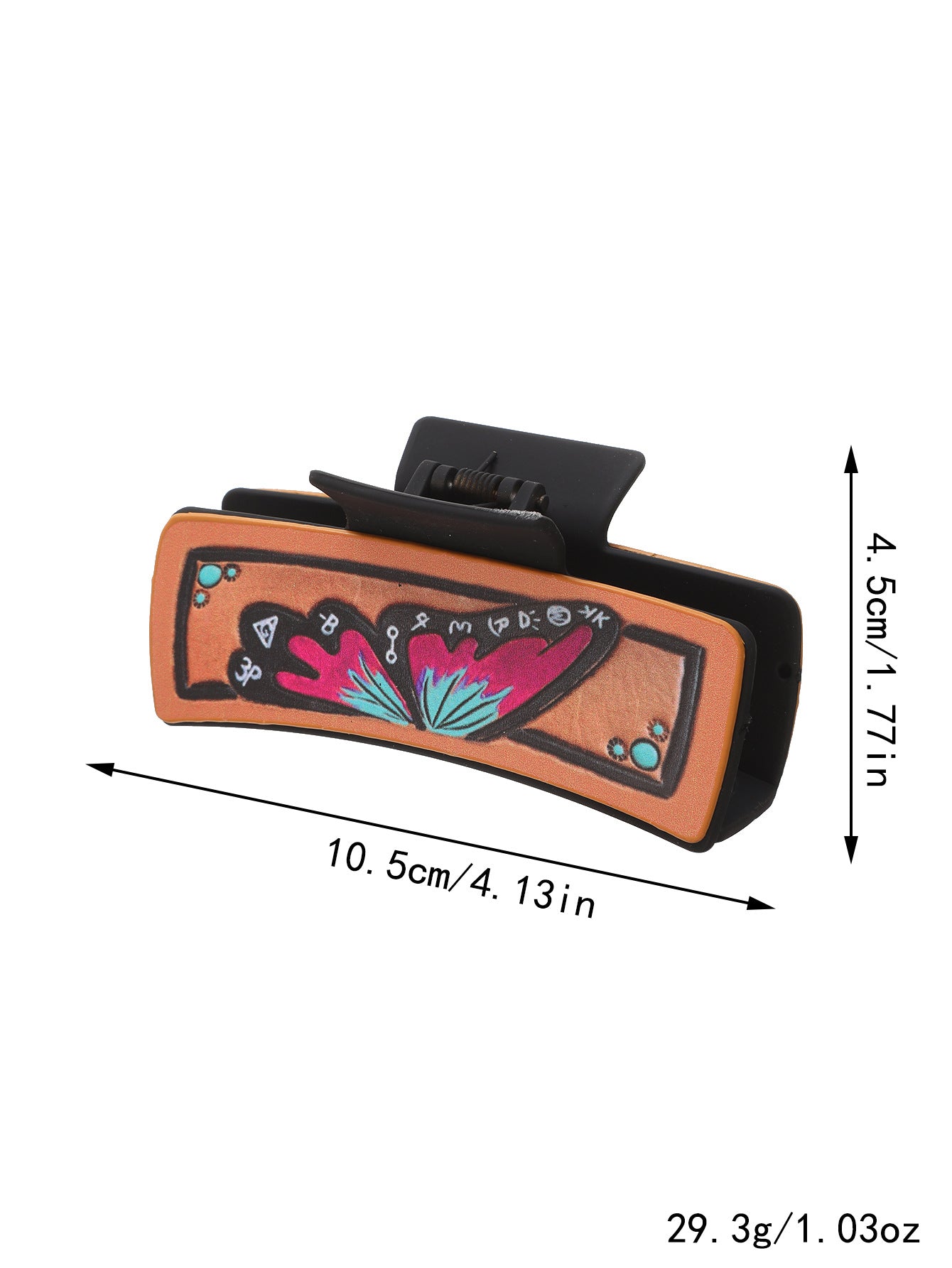 Wholesale Western Style Cactus Feather Sunflower Leather Shark Clip Hairpin