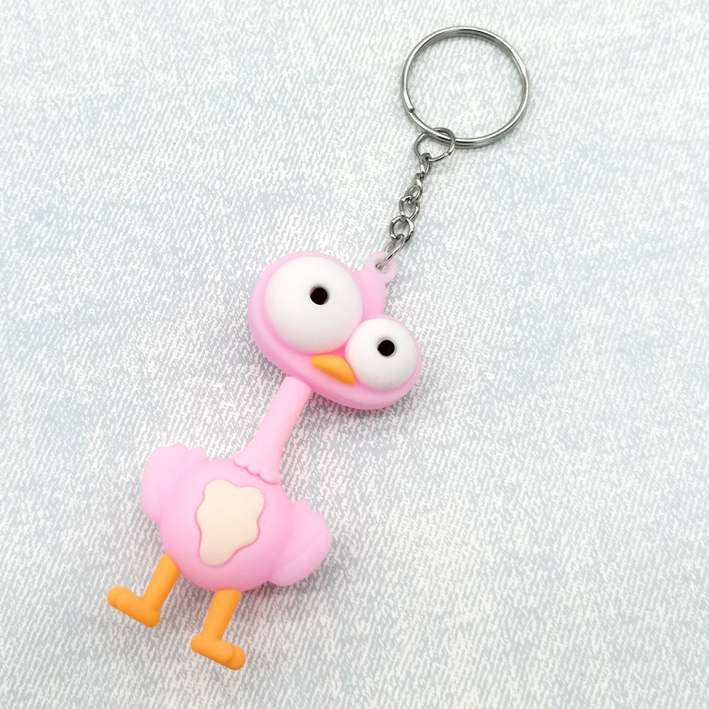 Wholesale PVC Cartoon Animal Keychain