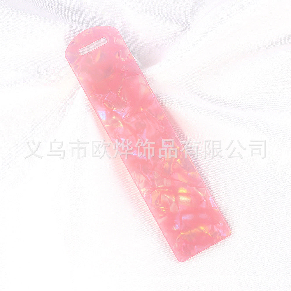 Wholesale 10pcs New Textured Acrylic Bookmark Pendant Card Bookmark