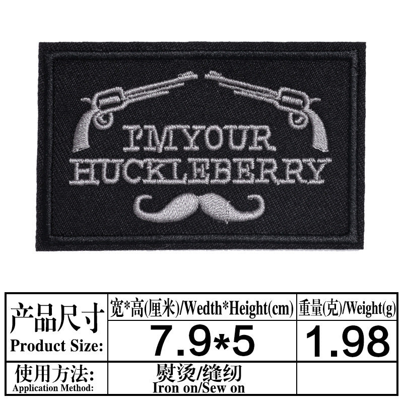 Wholesale Black English Letter Embroidered Patches 20 Pack DIY Clothing Badges For Shoes Hats Fashion Decorative Accessory For Everyday Use
