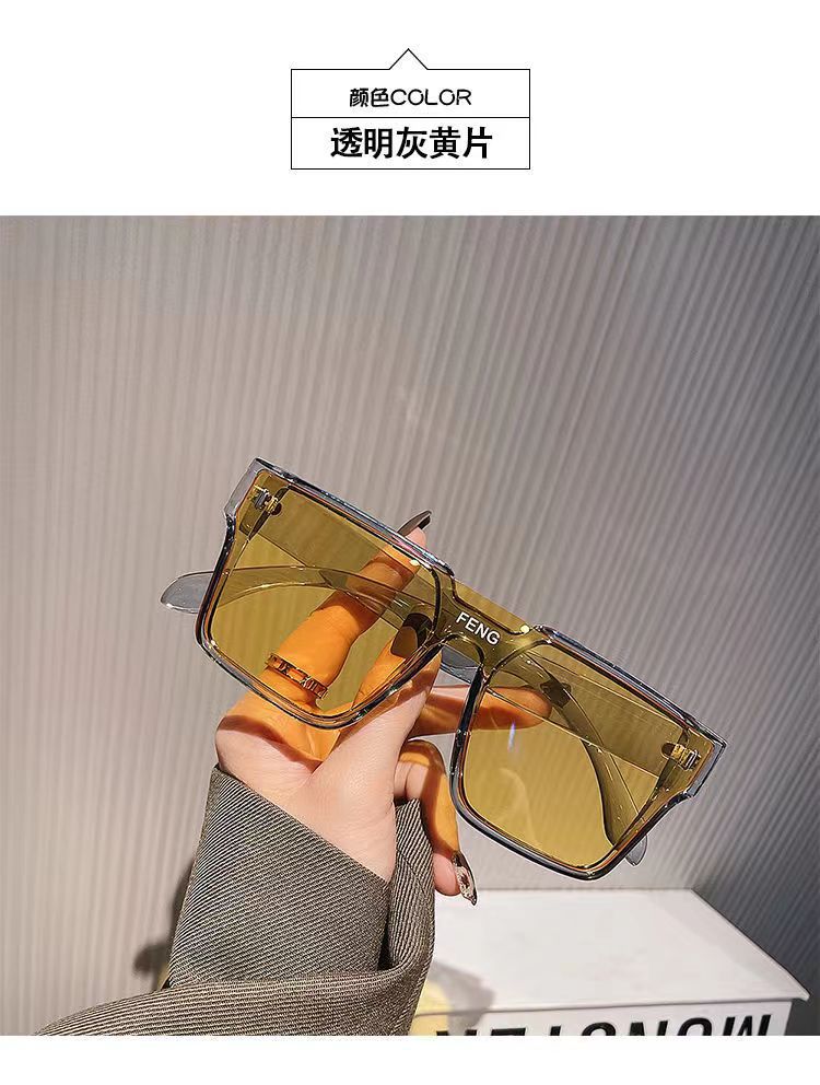 Wholesale Large frame UV protection sunglasses for men and women