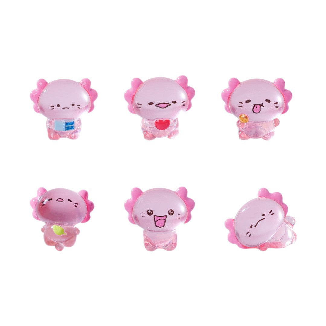 Wholesale Resin Cartoon Cute Transparent Hexagon Dragon Ornament Home Decor Gift Resale