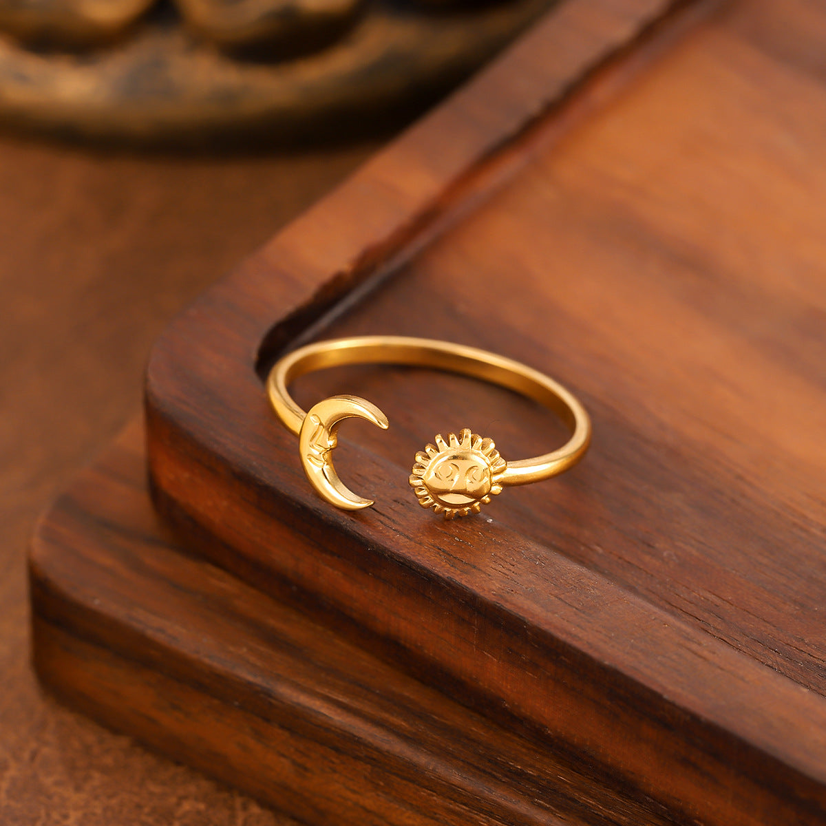 Wholesale Star  moon  and heart-shaped Stainless Steel Rings