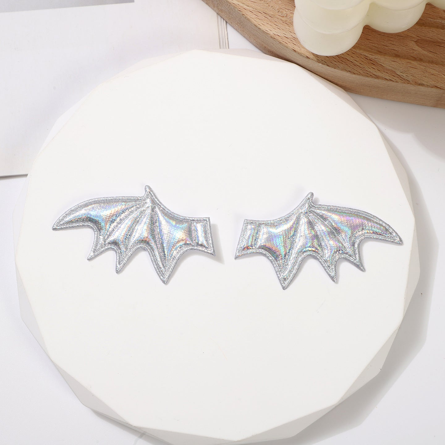 Wholesale 20pcs/pack Ultra Embossed Devil Horn Wings DIY Handmade Vampire Hairpin Doll Hat Decorative Accessories