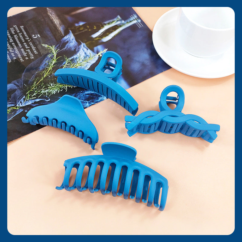 Wholesale Blue Plastic Hair Clips