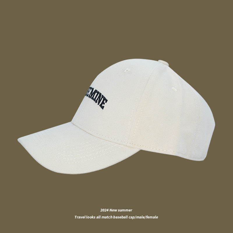 Wholesale Small hat for men and women with embroidered letters, baseball cap, casual sports, duck tongue sun hat