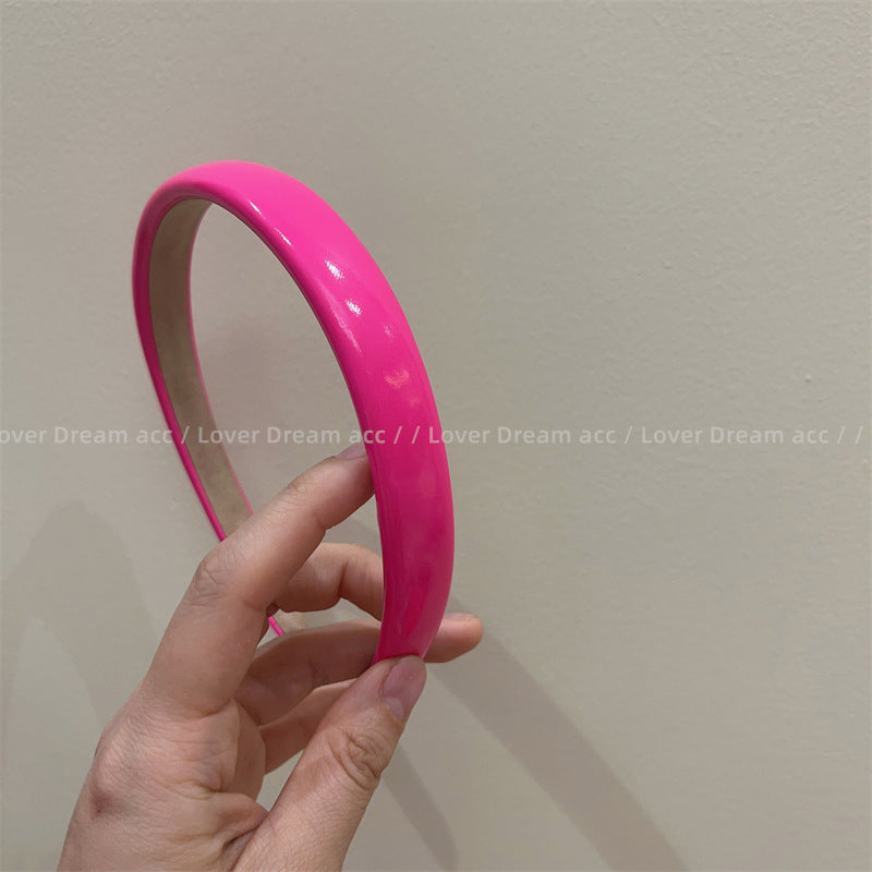 Wholesale Rainbow Candy Color Sweet and Cute Mixed Material Headband