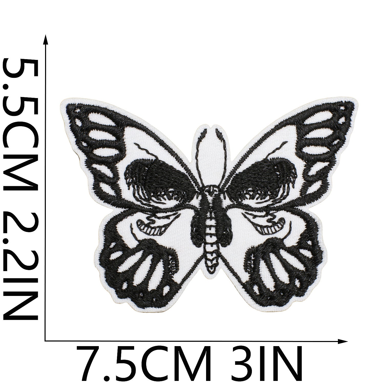 Wholesale Rose' s Covenant Embroidered  Romantic Skull Couple' s DIY Patches