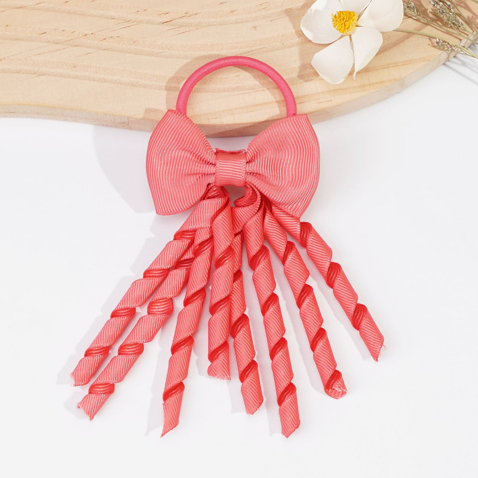 Wholesale bow rubber band roll thread belt Christmas headdress