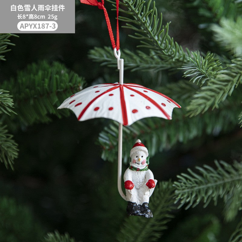 Wholesale Iron Christmas Hot Air Balloon Parachute Christmas Tree Ornament