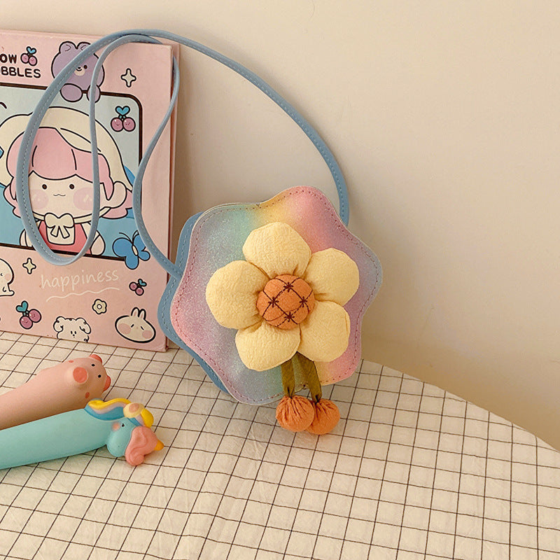 Al por mayor lindo bolso para niños de hombro de flores al por mayor