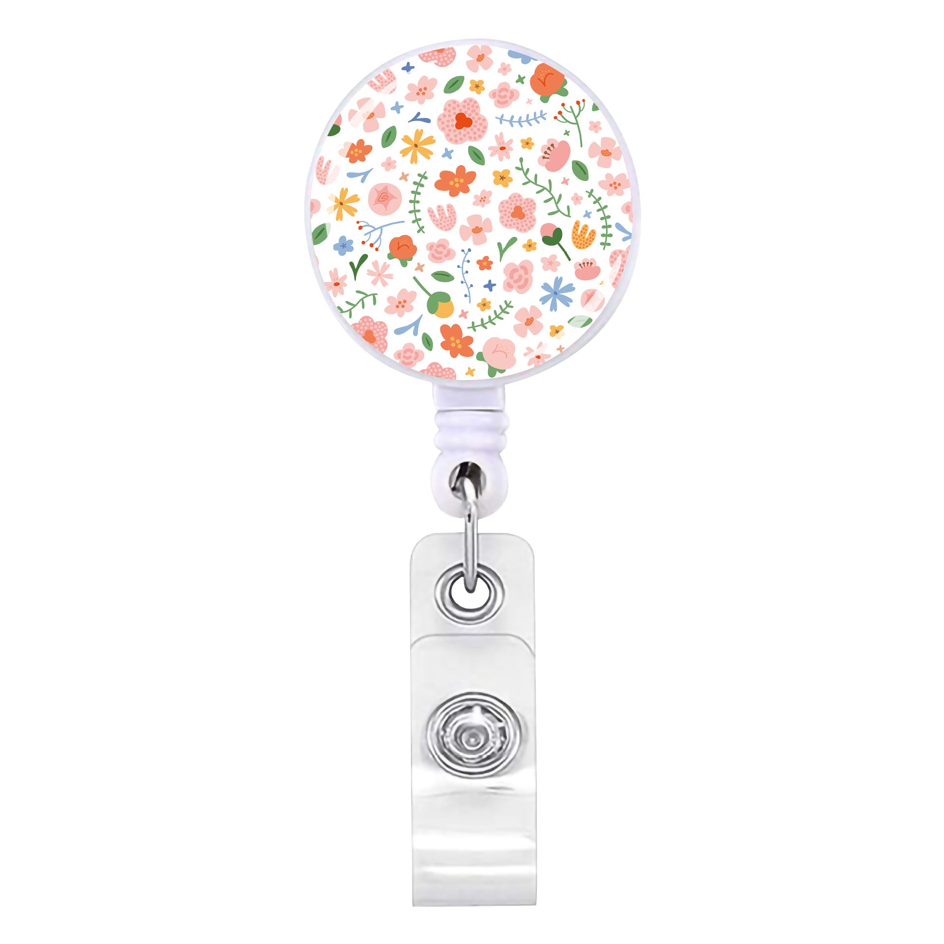 Wholesale ABS Floral Succulents Telescopic Keychain