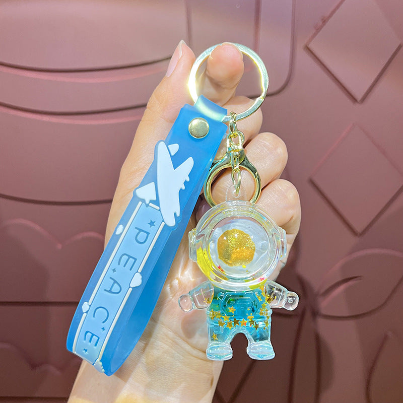 Wholesale Cute Cartoon Astronaut Spaceman Couple Keychain