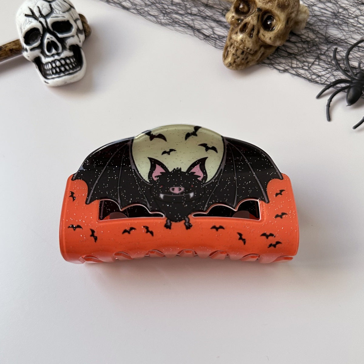 Wholesale  hairpin with funny pumpkin head and black cat