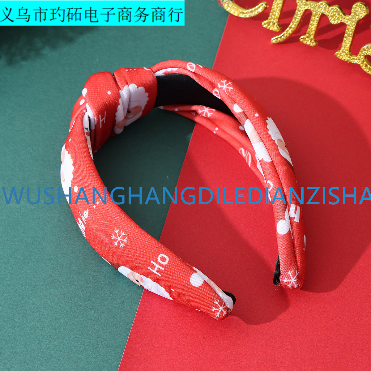 Wholesale Christmas Party Women's Headband Cross Cloth