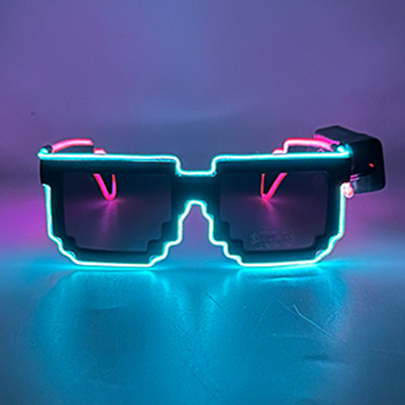Wholesale Bar nightclub wireless luminous glasses sunglasses party LED disco atmosphere props