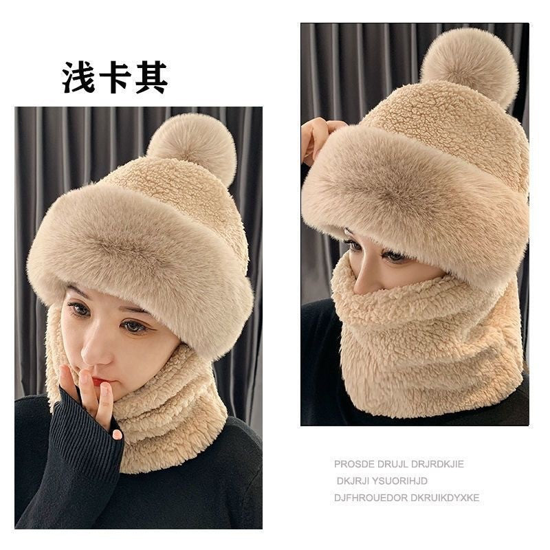 Wholesale Cute Teddy Bear Imitation Cashmere Hats
