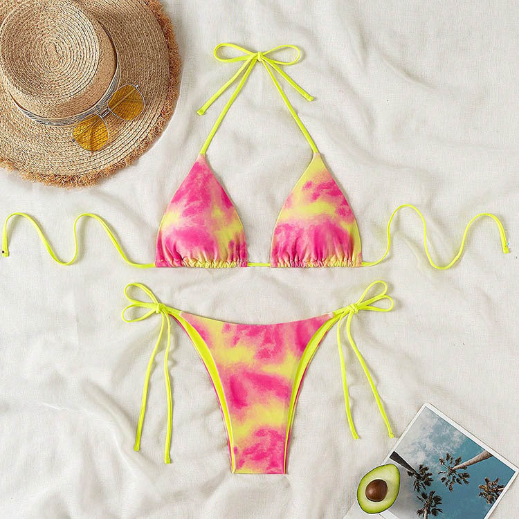 Wholesale Women's lace-up swimsuit fashion sexy beach bikini