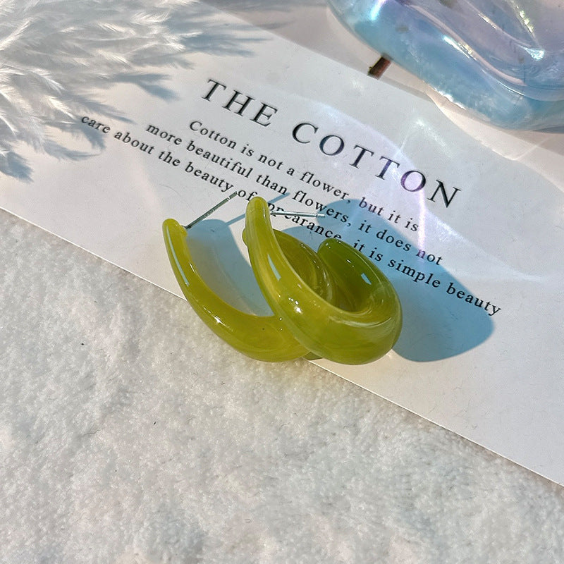 Wholesale Town Shop Treasure Acrylic Earrings