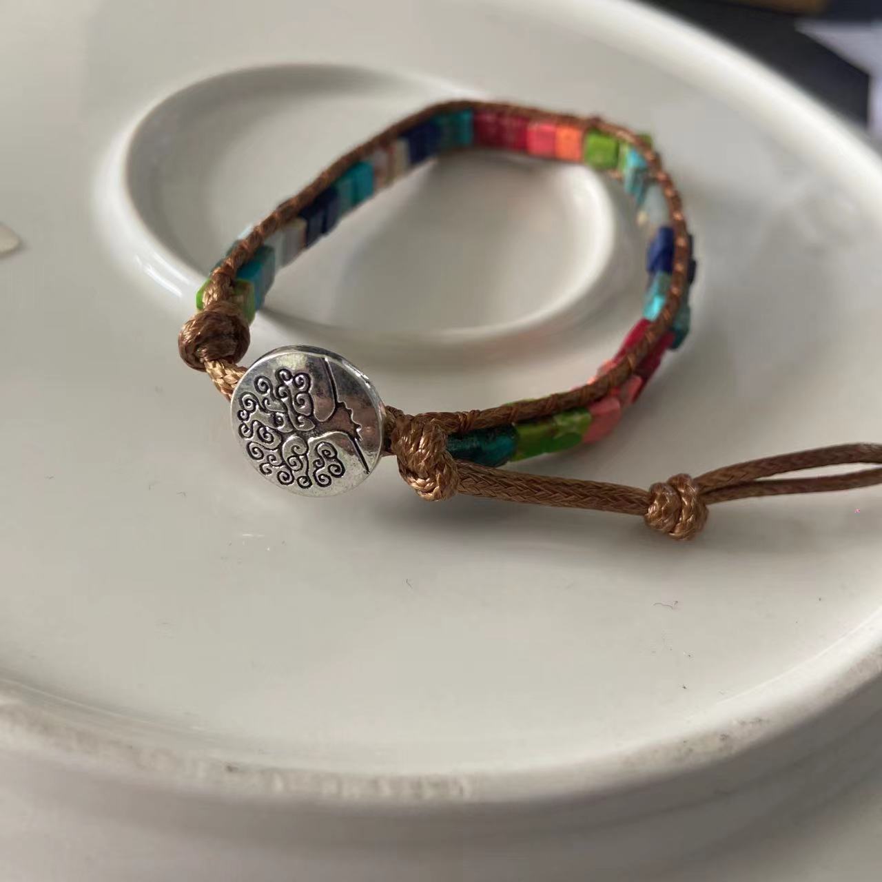 Wholesale Hand-woven Leather European and American Bohemian Creative Bracelet