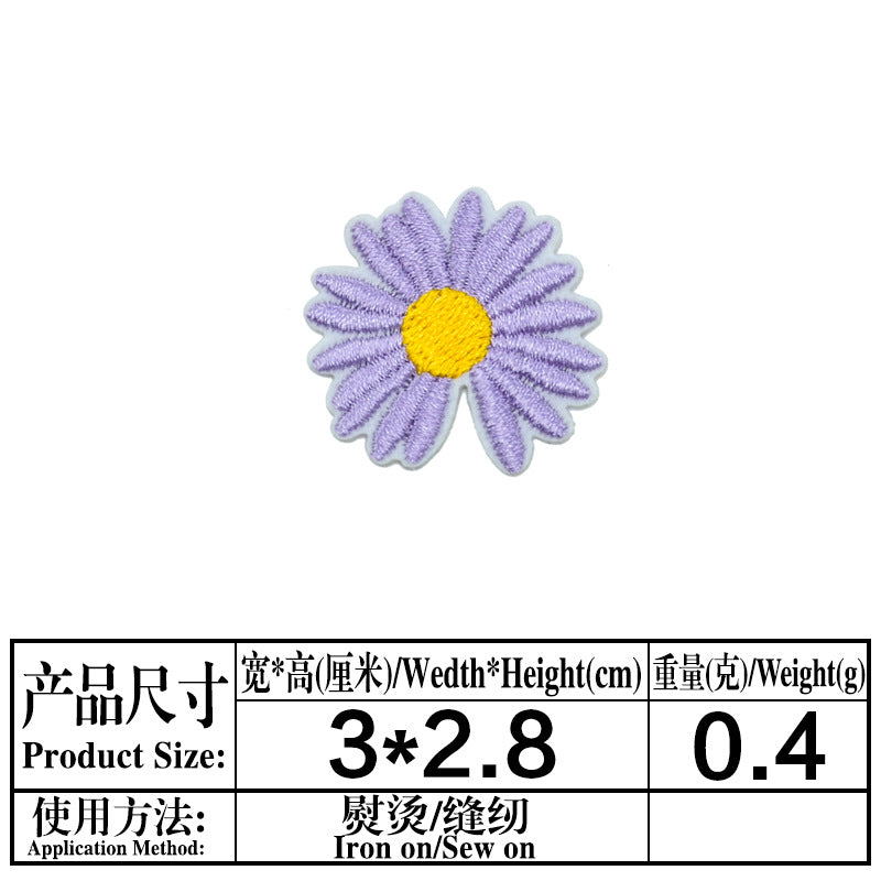 Wholesale Trendy Embroidery Patches Cloth Applique For Clothing Shoes Bags DIY Decorative Accent