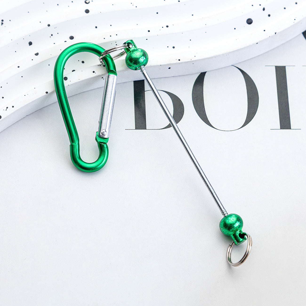 Wholesale Beadable Metal Hook Keychain