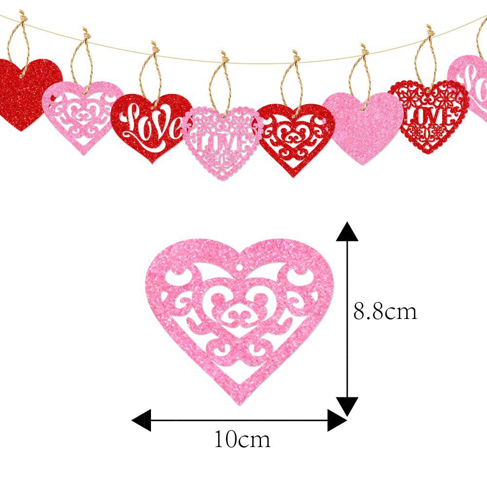Wholesale Paper Valentine's Day Heart-shaped Hang Tags