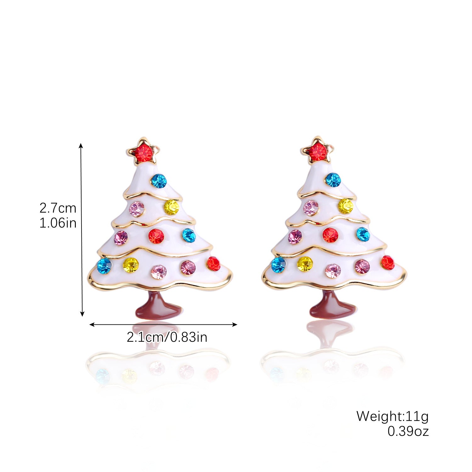 Wholesale Christmas Tree Snowflake Bell Earrings Earrings Set