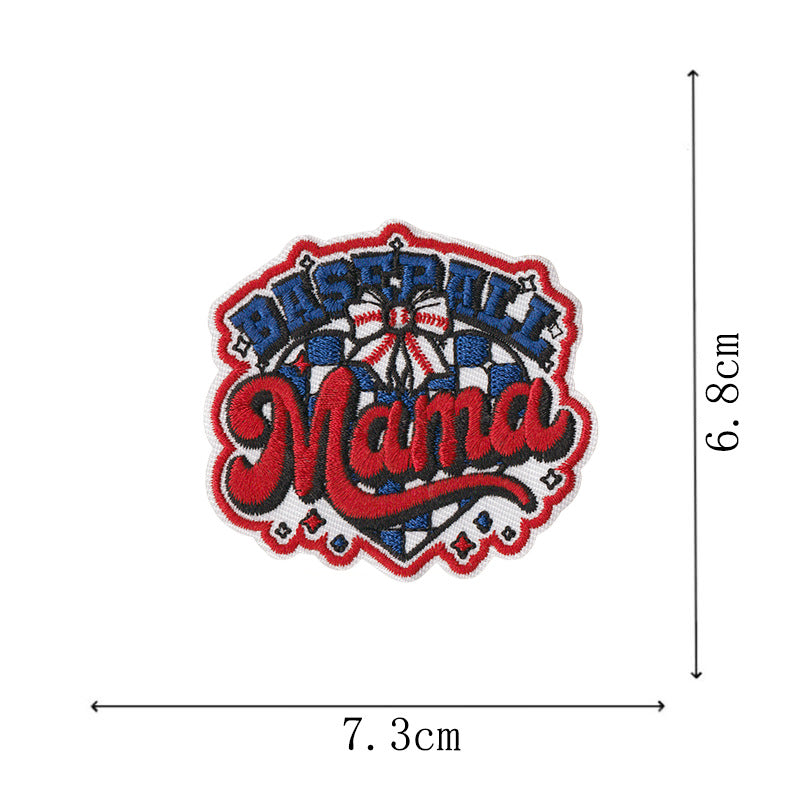 Wholesale Bow Cartoon Baseball DIY Patches