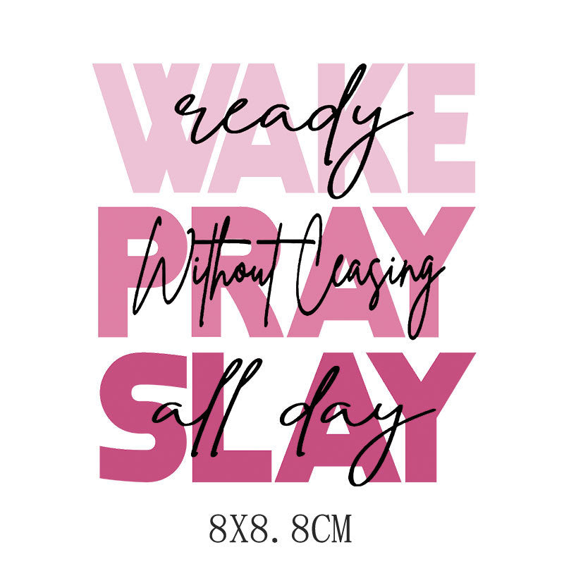 Wholesale Letter butterfly heat transfer pattern  UV DTF Ready to Press Transfers Wraps