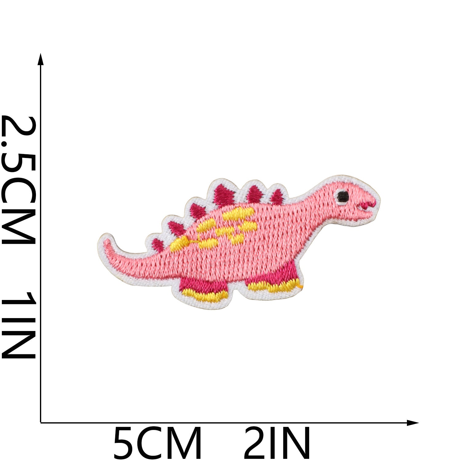 Wholesale Fashion Dinosaur Embroidered Iron On Patches For Kids Clothing Decorative Accent Gift