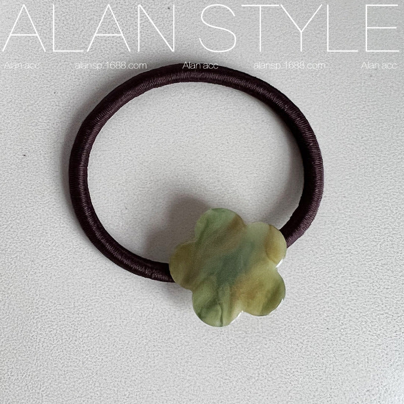 Wholesale Cute Flower Cartoon Acetate Fiber Hair Scrunchies