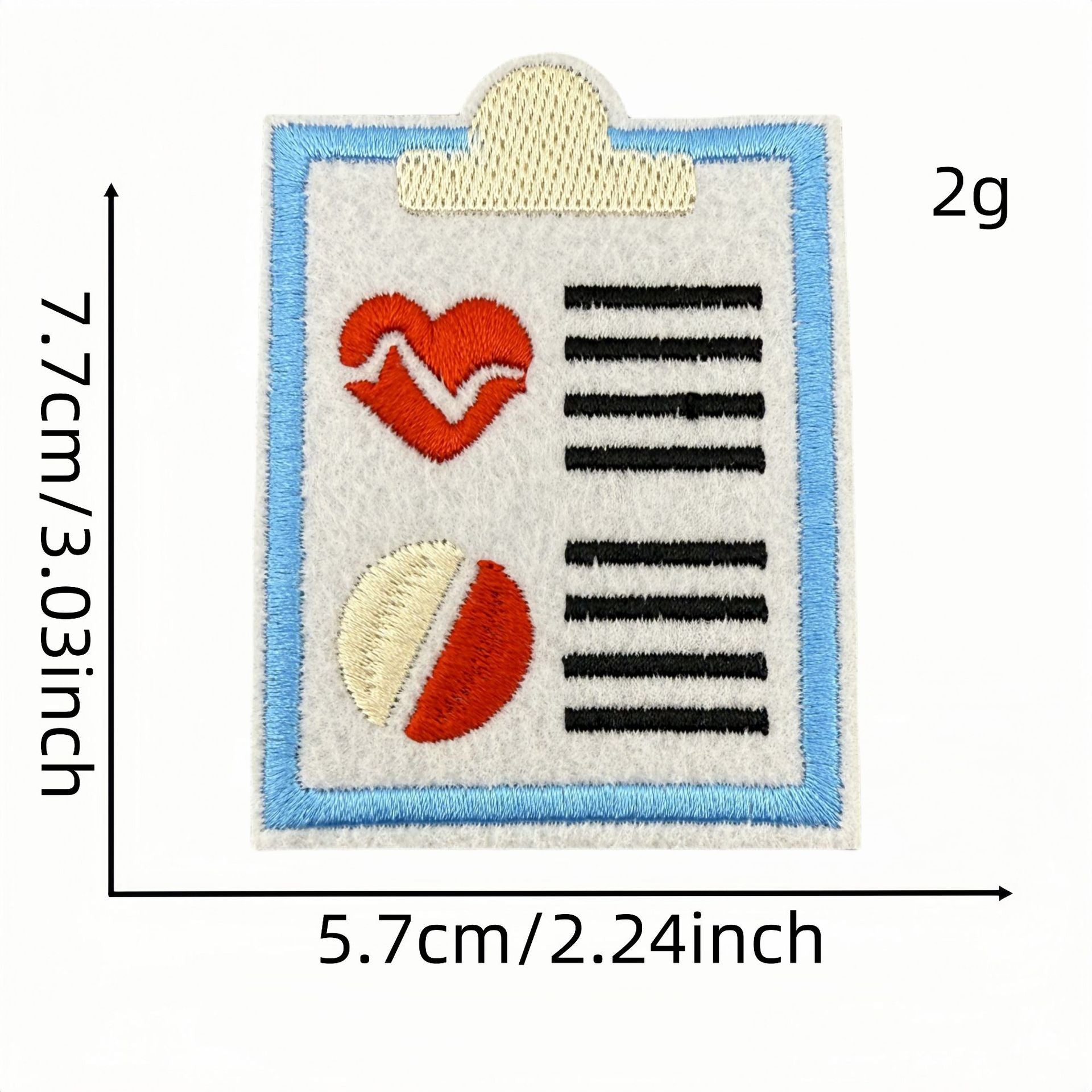 Wholesale Medical embroidery cloth patches embroidery iron-on patches