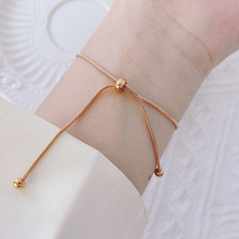 Wholesale Adjustable Vintage Fashion Drawstring Bracelet