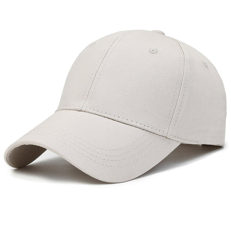 Wholesale Cotton Hard Top Solid Color Light Board Baseball Cap