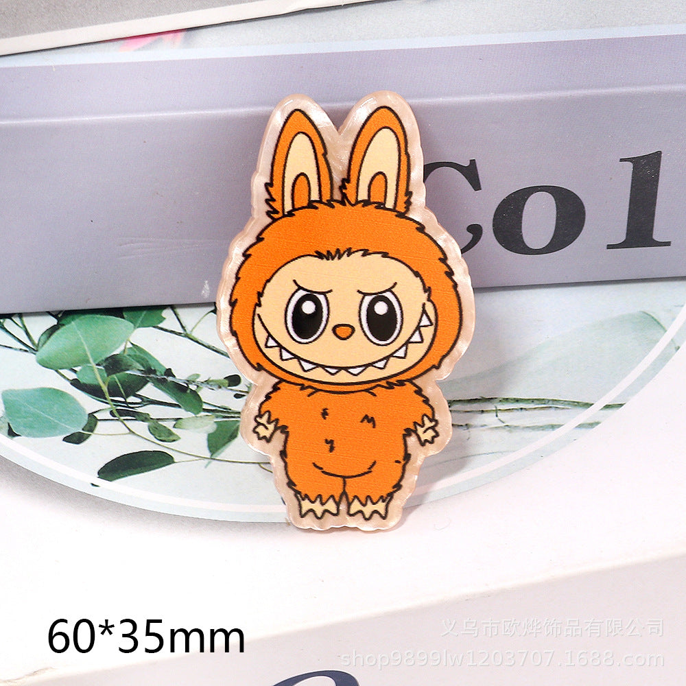 Wholesale 10pcs Cartoon Cute Acrylic flatbacks DIY