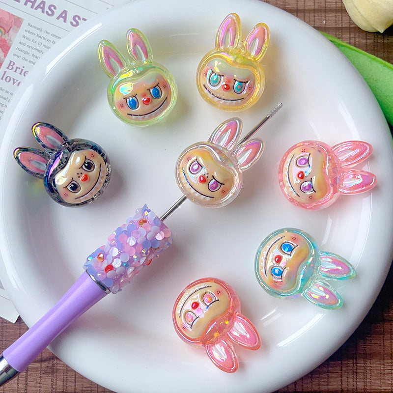 Wholesale 10pcs/pack Color-plated 3D cartoon beads