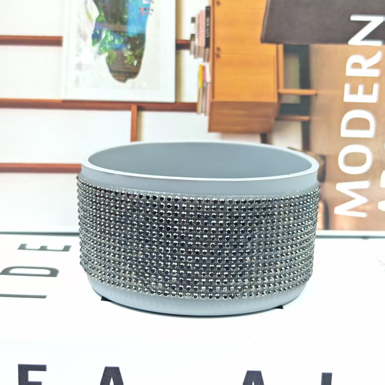 Wholesale Sparkling Diamond Silicone Cup Sleeve  Cup Accessories