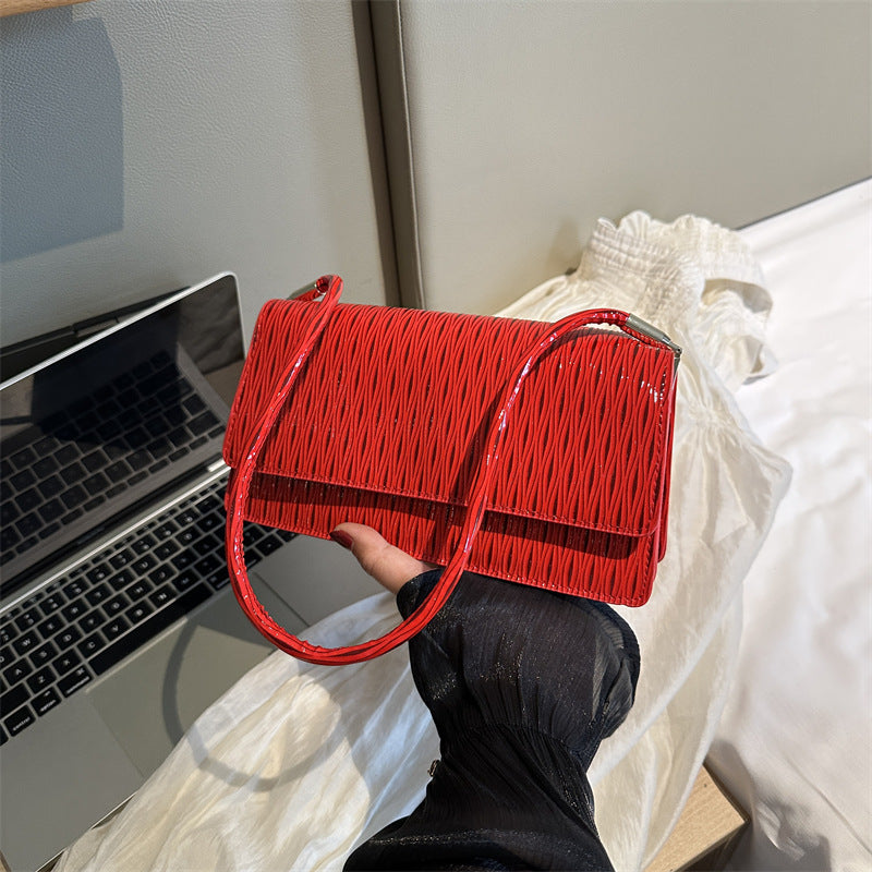 Wholesale Solid Color Casual Underarm Shoulder Bag