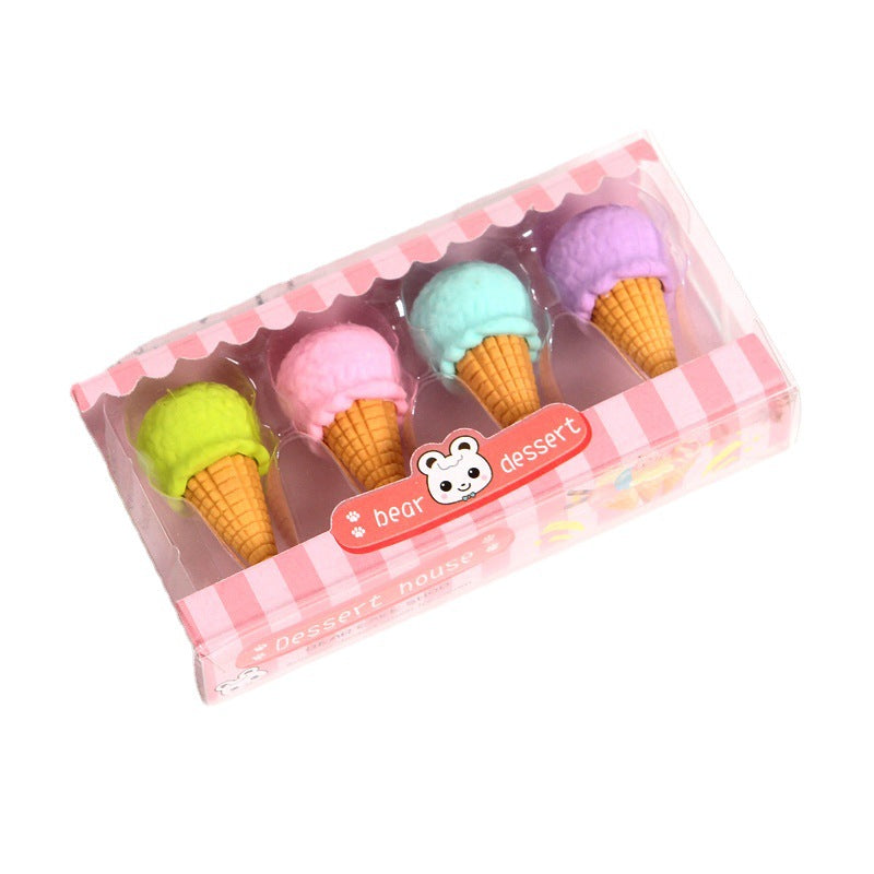 Wholesale Ice Cream Donut PVC Eraser